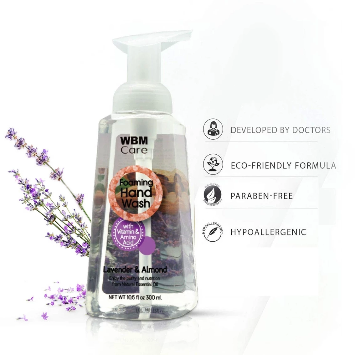 Cheapest ???? WBM Care Lavender And Almond Foaming Hand Soap 3 Pk. ???? 2 Cheapest ???? WBM Care Lavender And Almond Foaming Hand Soap 3 Pk. ???? - Image 2