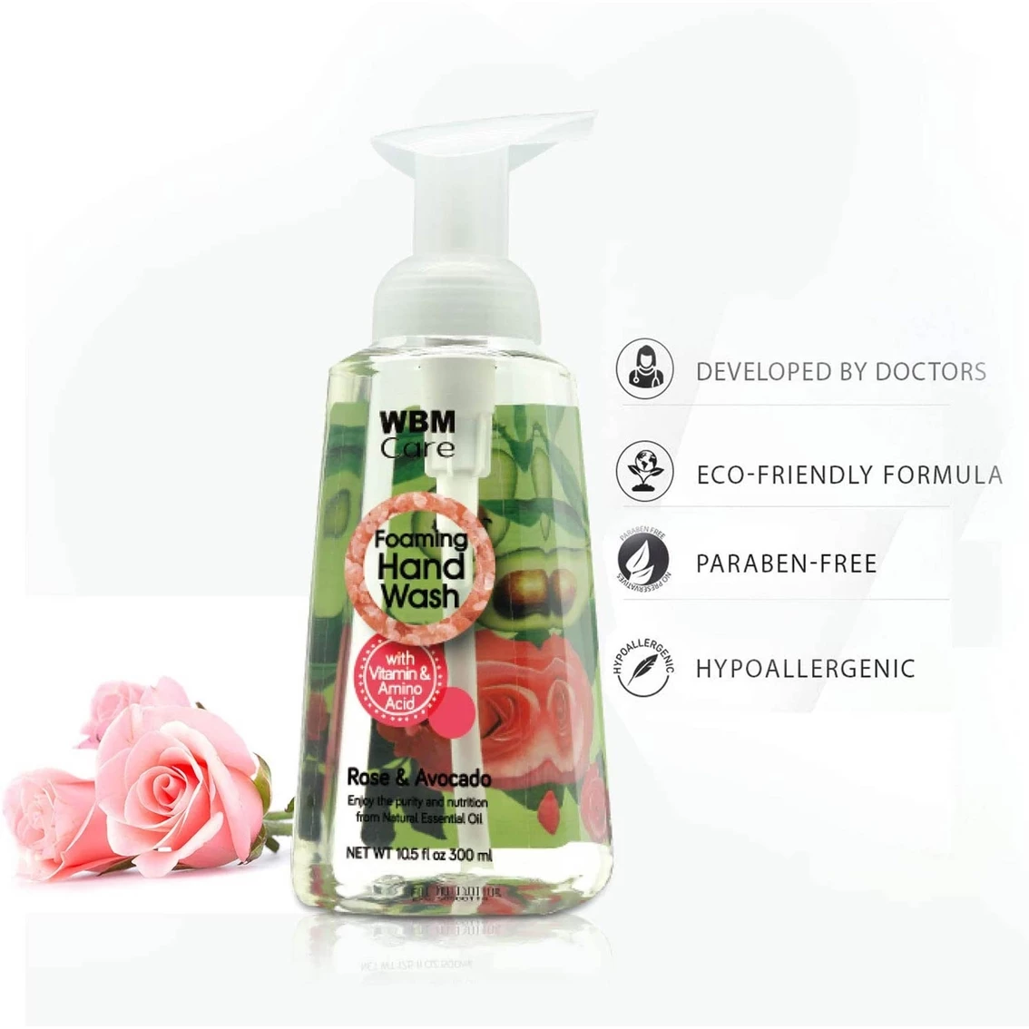 Coupon ???? WBM Care Rose And Avacado Foaming Hand Soap 3 Pk. ???? 2 Coupon ???? WBM Care Rose And Avacado Foaming Hand Soap 3 Pk. ???? - Image 2