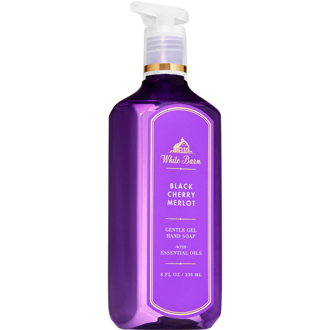 Outlet ???? Bath & Body Works White Barn Black Cherry Merlot Gel Soap 8 Oz. ???? 1 Outlet ???? Bath & Body Works White Barn Black Cherry Merlot Gel Soap 8 Oz. ????