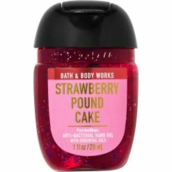 Budget ???? Bath & Body Works Strawberry Pound Cake PocketBac Hand Sanitizer ????