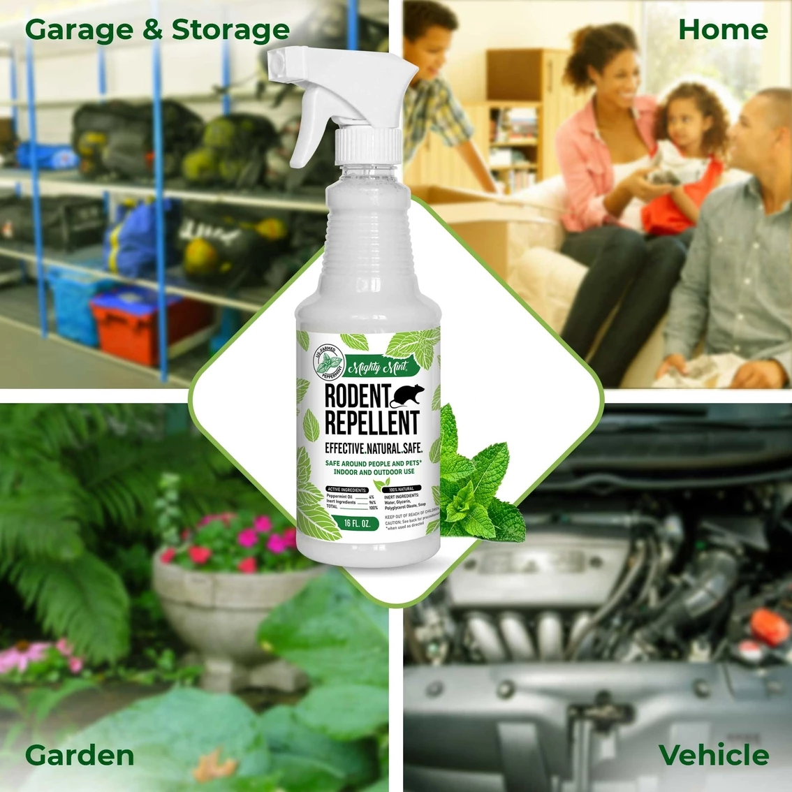 Outlet ???? Pure Origins Mighty Mint Rodent Repellent Natural Peppermint Spray 16 Oz. ???? 4 Outlet ???? Pure Origins Mighty Mint Rodent Repellent Natural Peppermint Spray 16 Oz. ???? - Image 4