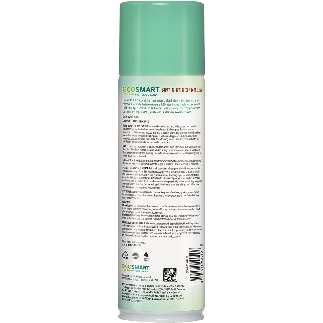 Promo ???? Eco Smart Ant And Roach Killer Aerosol Spray 2 Pk. 14 Oz. ???? 2 Promo ???? Eco Smart Ant And Roach Killer Aerosol Spray 2 Pk. 14 Oz. ???? - Image 2