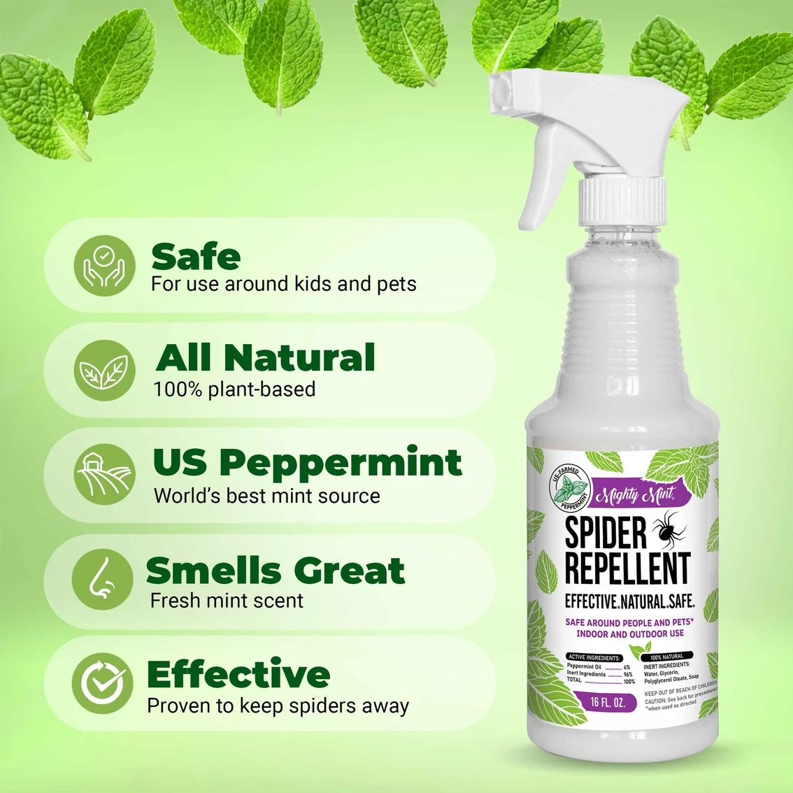 Deals ???? Pure Origins Mighty Mint Spider Repellent Natural Peppermint Spray 16 Oz. ???? 2 Deals ???? Pure Origins Mighty Mint Spider Repellent Natural Peppermint Spray 16 Oz. ???? - Image 2