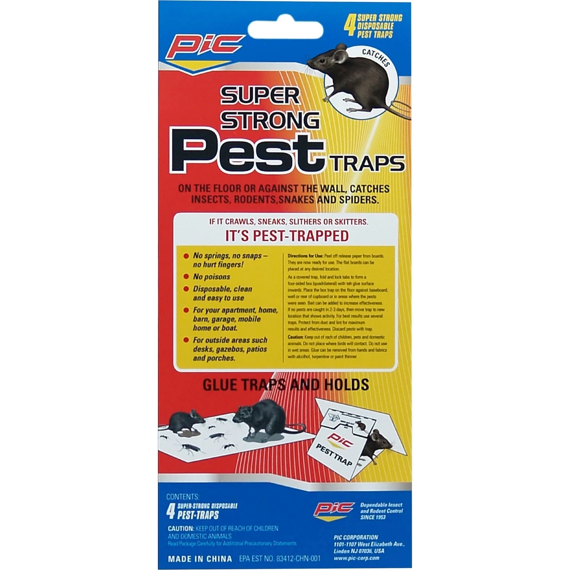 Budget ???? PIC Glue Pest Traps 4 Pk. ⭐ 1 Budget ???? PIC Glue Pest Traps 4 Pk. ⭐