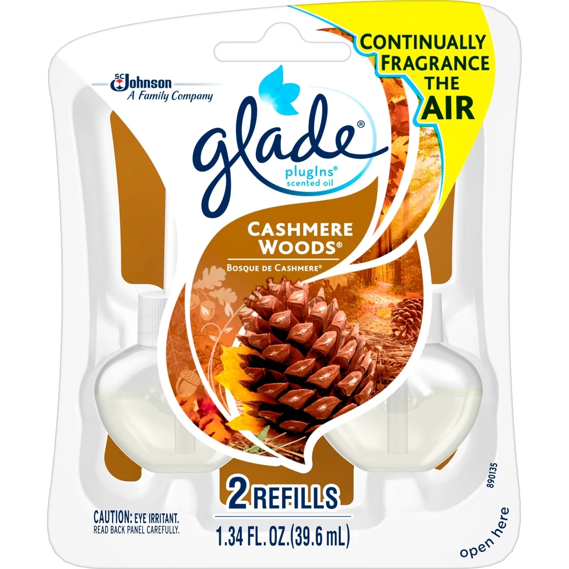 New ✨ Glade PlugIns Cashmere Woods Scented Oil Air Freshener Refill ✔️ 1 New ✨ Glade PlugIns Cashmere Woods Scented Oil Air Freshener Refill ✔️
