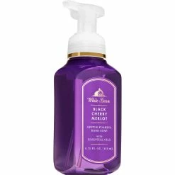 Outlet ⌛ Bath & Body Works White Barn Color Black Cherry Merlot Foaming Soap ⌛