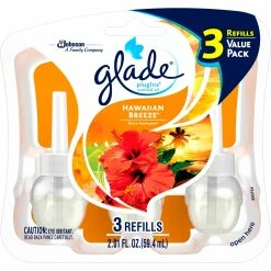 Buy ???? Glade PlugIns Hawaiian Breeze Scented Oil Air Freshener Refill 3 Pk. ✨