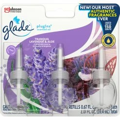 Discount ❤️ Glade Tranquil Lavender And Aloe Scented Oil Air Freshener Refills, 3 Ct. ????