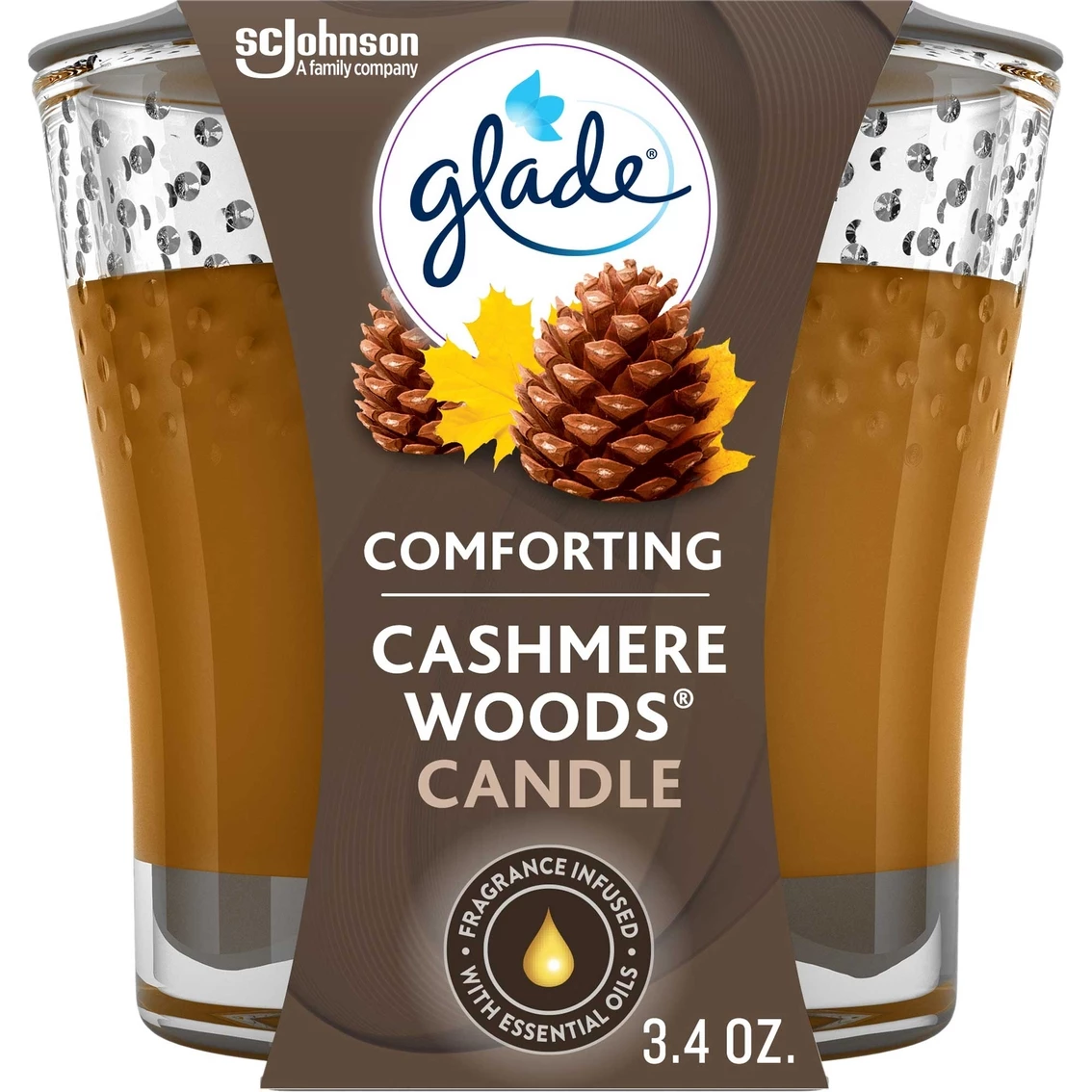 Brand new ❤️ Glade Cashmere Woods Candle 3.4 Oz. ⭐ 1 Brand new ❤️ Glade Cashmere Woods Candle 3.4 Oz. ⭐