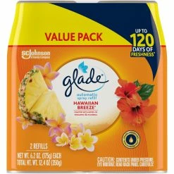 Promo ???? GLADE AUTOMATIC SPRAY 2 CT REFILLS - HAWAIIAN BREEZE ????