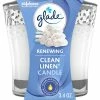 Cheapest ???? Glade Clean Linen Candle ????