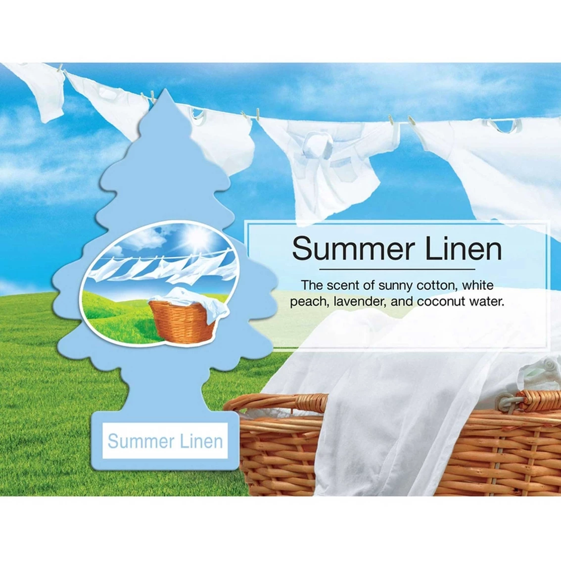 Promo ???? Little Trees ???? Summer Linen Air Fresheners 3 Pk. ???? 3 Promo ???? Little Trees ???? Summer Linen Air Fresheners 3 Pk. ???? - Image 3