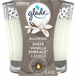 New ???? Glade Sheer Vanilla Embrace Candle 3.4 Oz. ✔️