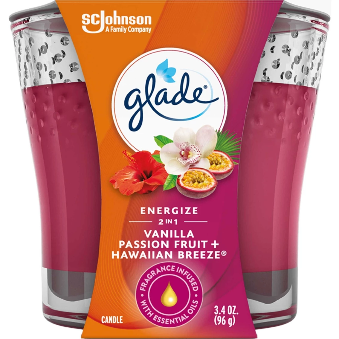 Cheap ⌛ Glade Vanilla Passion Fruit And Hawaiian Breeze 2 In 1 Candle ???? 1 Cheap ⌛ Glade Vanilla Passion Fruit And Hawaiian Breeze 2 In 1 Candle ????
